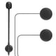 thumbnail image 2 of Intercomunicador impermeable para motocicleta, compatible con Bluetooth, casco, auriculares, música estéreo, interfono inalámbrico Vogacara EL000175-00B, 2 of 2