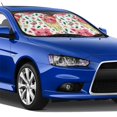 thumbnail image 4 of Honeii Christmas Cute Pigs Print Car Sunshade for Windshield,Car Cover Sunshade Protector,Foldable Front Window Sun Visor,Fits Cars, SUVs, Trucks, 4 of 6