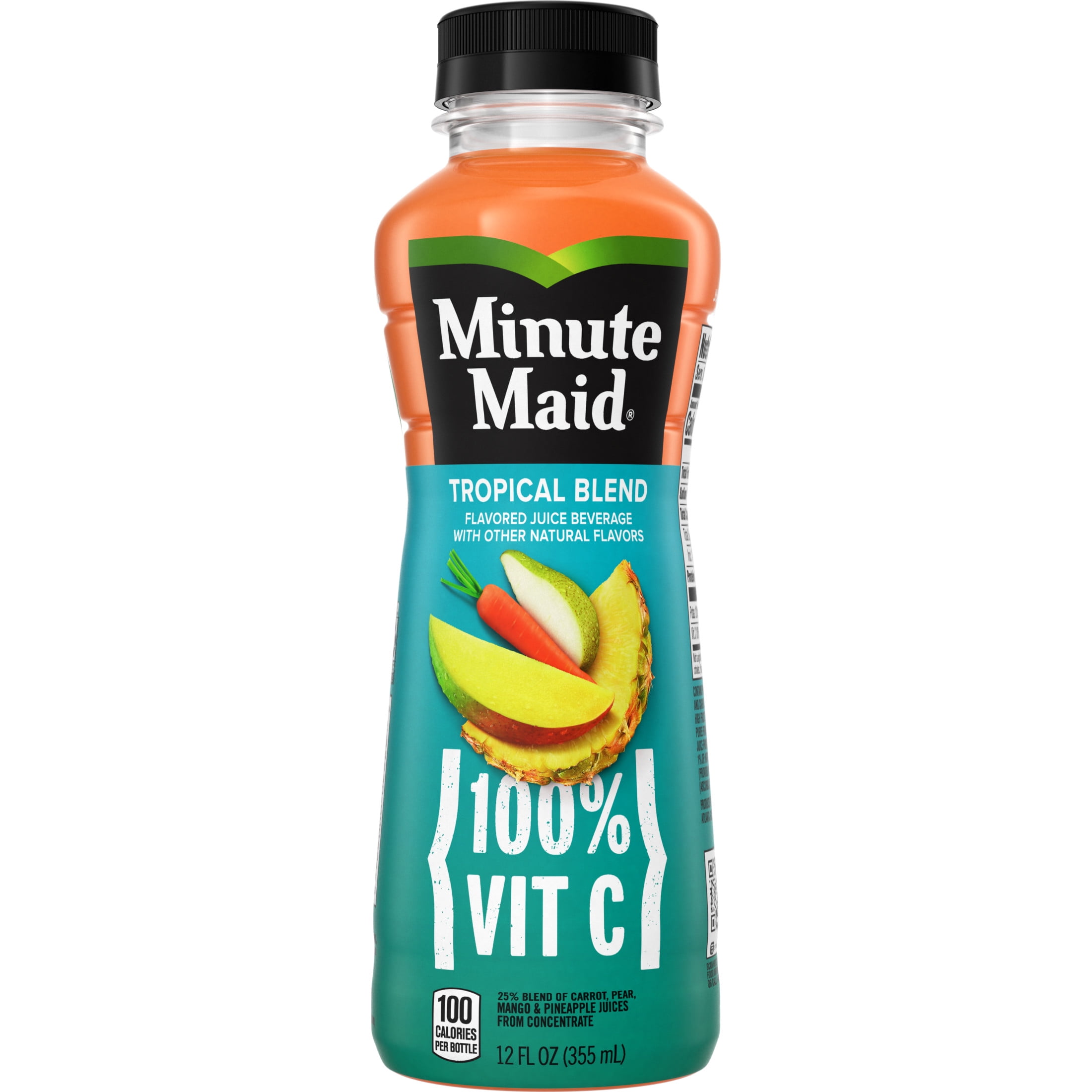 Minute Maid Tropical Juice Drink Bottle, 12 fl oz