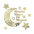 thumbnail image 3 of Household Acrylic Wall Decoration Festival Moon Stars Decoration Gold And Silver, 3 of 9
