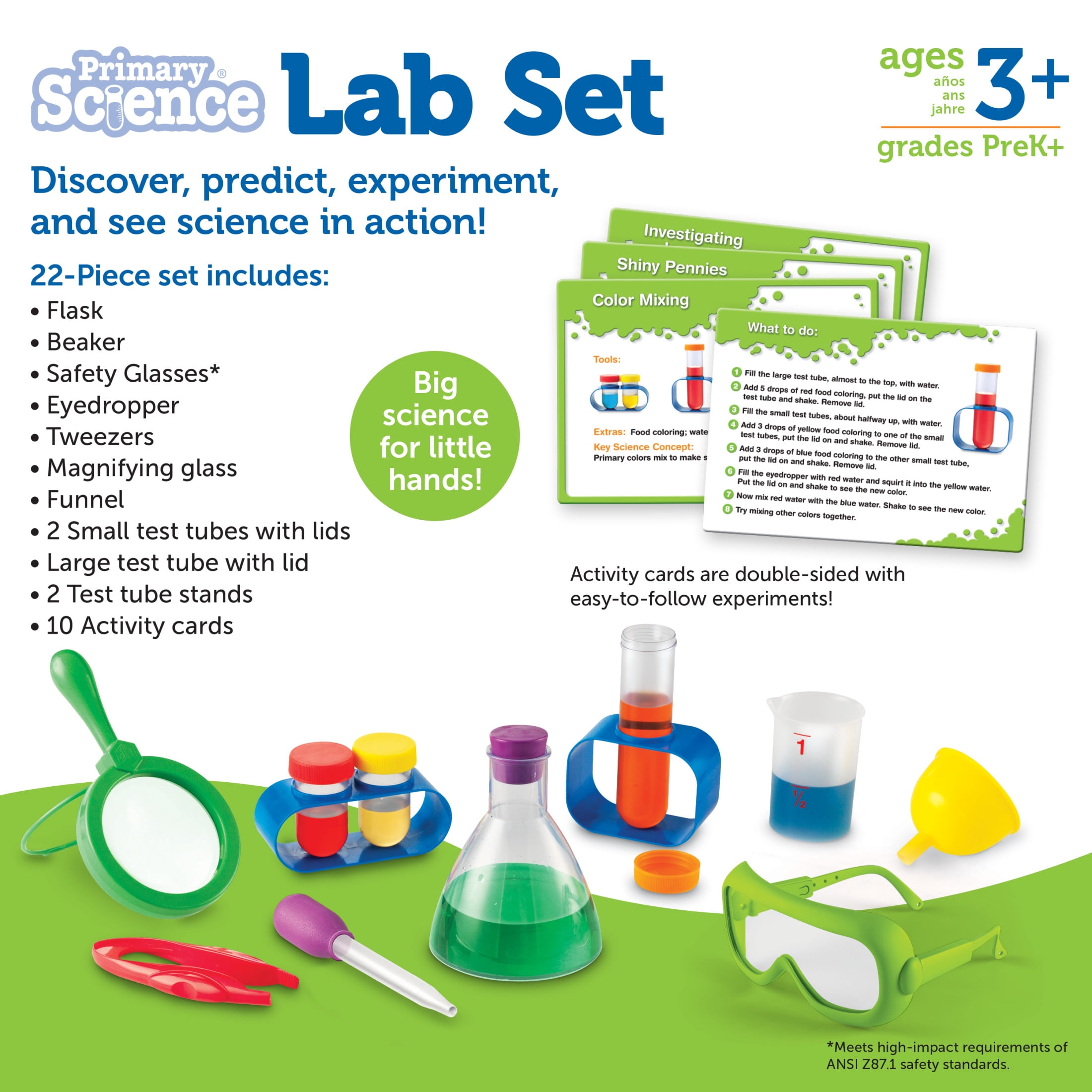 Learning Resources Primary Science Lab Set, Science Kit for Kids, Ages 3+