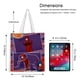 thumbnail image 5 of Yo Gabba Gabba Bolso de tela con estampado de lienzo para mujer, bolsa de compras reutilizable y estética, con cremallera interior, regalo para mujer,40*45cm., 5 of 6