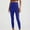 Blue, variant on Clearance Clothes Under $10.00 Women's 2-in-1 Seamless Leggings Comfy High Waist Yoga Pants Tummy Control Slim Stretch Tights for Cyclings Running Athletic