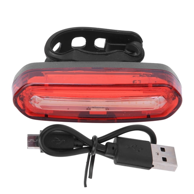 Luz trasera LED para bicicleta, luz de advertencia, equipo de ciclismo nocturno para bicicleta de montaña, piñón fijo, carga USB