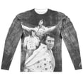 thumbnail image 2 of Elvis Presley Legendary Performance (Front/Back Print) Sublimated Long Sleeve T-Shirt White, 2 of 4