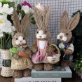 thumbnail image 6 of Famyfamy Wooden Easter Bunny Toy Animals Party Decorations Home Furnishing Decoration Accessories Simulation Rabbit Ornaments, 6 of 16