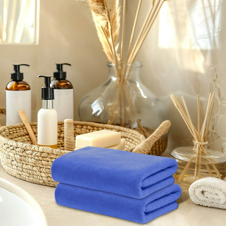 Microfiber Bath Towel Set Pack of 2, Light Thin Quick Drying