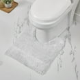 thumbnail image 5 of Better Trends 4 Piece Bathroom Rug Set, 100% Cotton, Extra Soft Tufted Bath Mat, Water Absorbent & Non Slip Bath Rug, (White) Granada Collection, 5 of 8