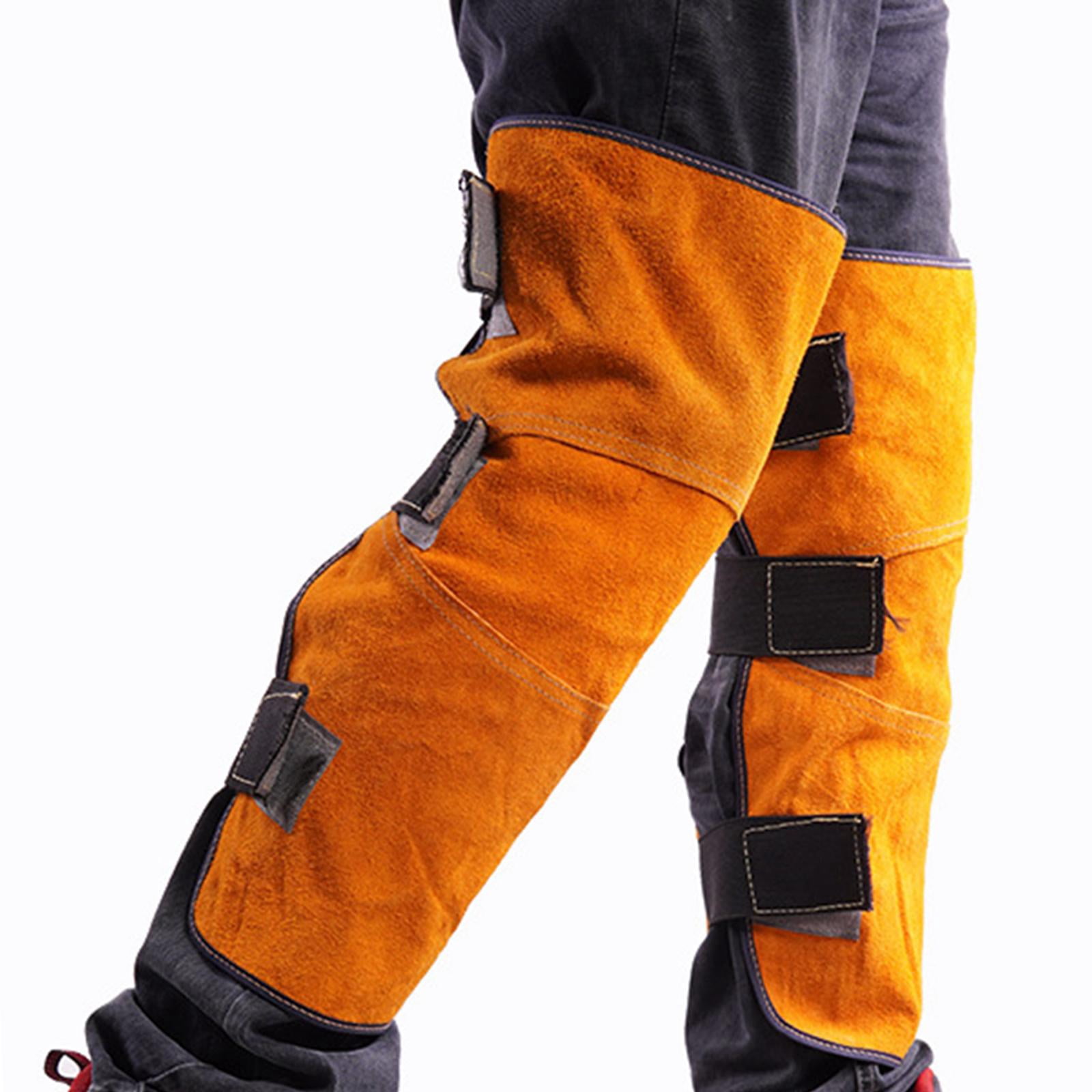BAOSITY Welding Leg Covers Knee Protector/ Fireproof Comfortable Anti Slip Reinforced Women Men for Welder/ Knee Pads Leg Protection