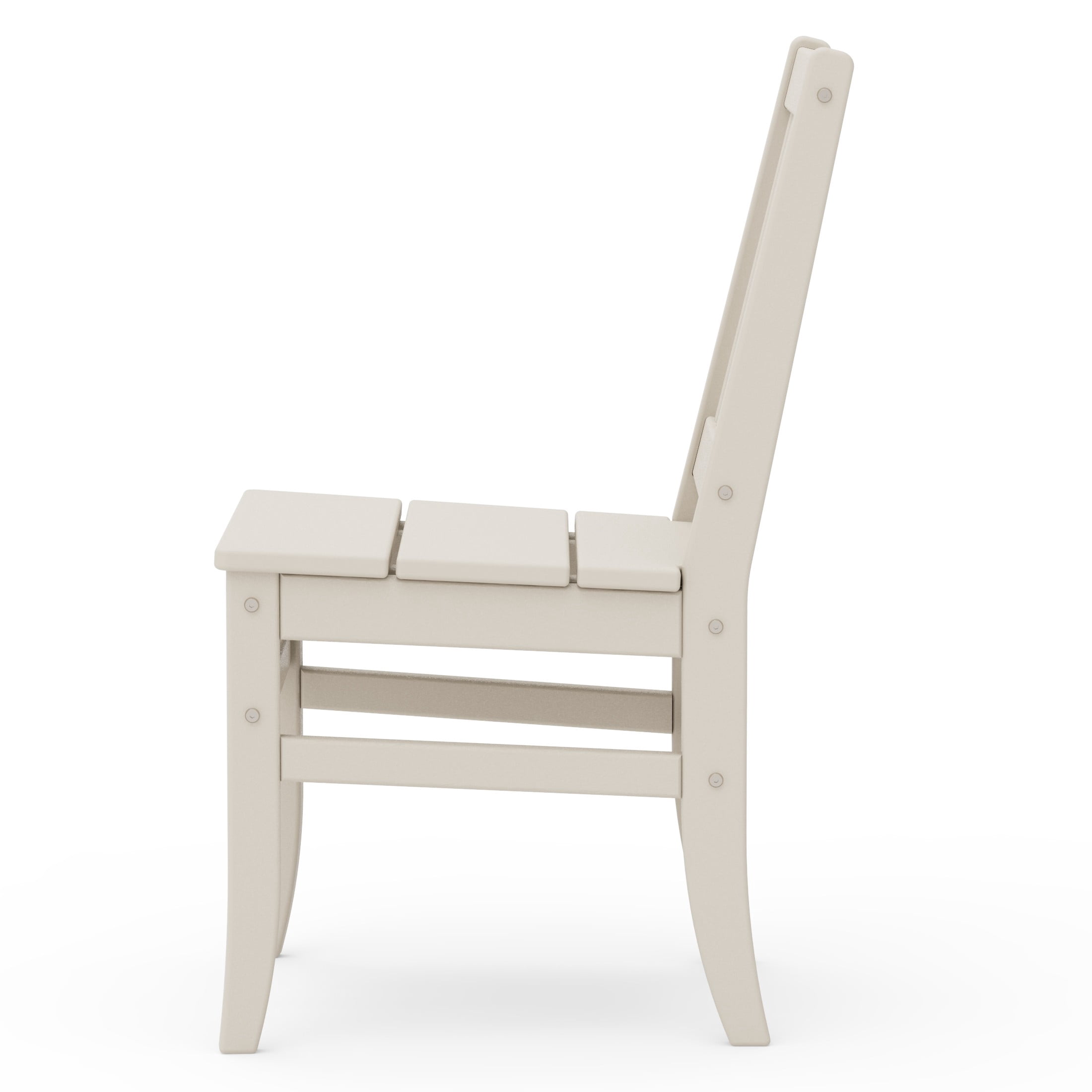 Better Homes & Gardens by POLYWOOD Southlake Outdoor Dining Side Chair (2 Chairs), All-Weather HDPE, Patio Seat, Sand