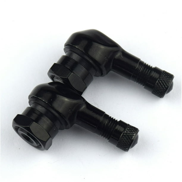 Scienceny Paquete de 2 vástagos de válvula, accesorios impermeables para camiones, cubiertas a prueba de lluvia, piezas reemplazadas resistentes al Vehículos, repuestos y accesorios Mis Negro Scienceny VI015889-02