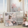 thumbnail image 5 of Lambs & Ivy Calypso Pink/Gray Koala & Elephant Musical Baby Crib Mobile, 5 of 5