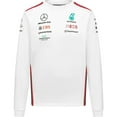 thumbnail image 2 of Mercedes AMG Petronas F1 Men's Long Sleeve Driver T-Shirt - Black/White, 2 of 4