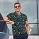 thumbnail image 4 of Balery Hawaiian Style Camisa Polo de Hombre con Estampado, de Manga Corta y Tejido Medio, Camisa Tipo Golf Polo-4X-Large, 4 of 6
