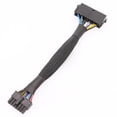 thumbnail image 2 of Cable con funda trenzada del adaptador de corriente principal Atx Psu de 24 pines a 14 pines para PC y servidores de 12 pulgadas (30, 2 of 5