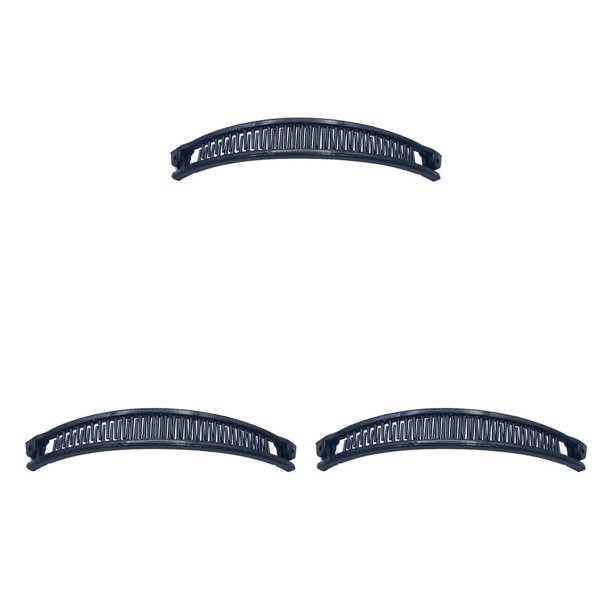 Qarigey Pinzas para el cabello Clip DIY Personalidad Moda diario Horquillas Accesorio Antideslizante Banana Barrettes Headwear Styling Negro Type1 NO1 Qarigey CBP379383