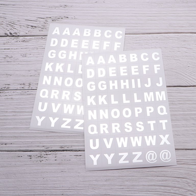 10SHEET LETTER ENGLISH Letter Stickers Halloween Letter Stickers for Crafts  $15.52 - PicClick AU
