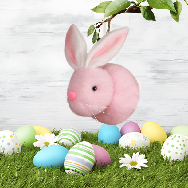 Decoraciones de Pascua, adornos de Pascua, regalos de Pascua Adornos colgantes de conejito de Pascua Lindos conejitos de orejas largas Decorar decoraciones para una fiesta Decoración de conejo