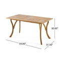 thumbnail image 5 of Noble House Anchor 7 Piece Wooden Patio Dining Set in Teak, 5 of 5