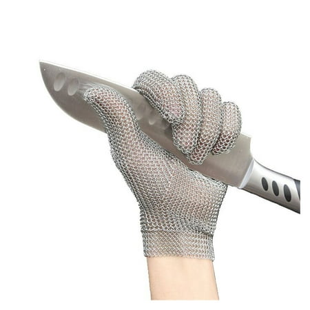 Protective Glove Stainless Steel Mesh Glove Anit-Cut Knife Resistant Chain Mail Protective Glove For Kitchen Butcher Working High Protection