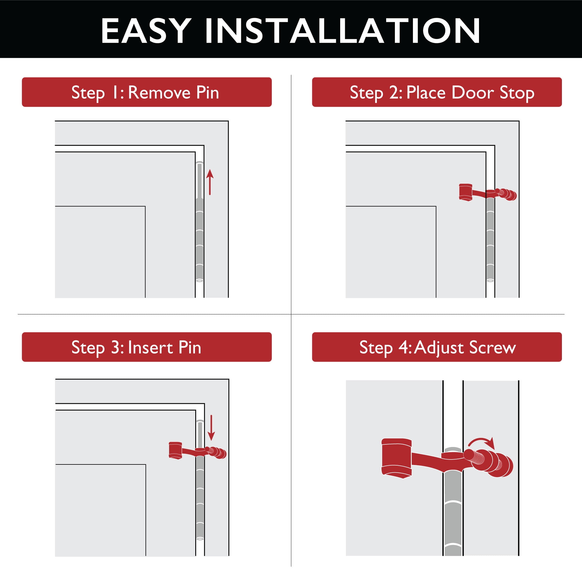 Design House 10-Pack Jumbo Hinge Pin Door Stops, Oil Rubbed Bronze