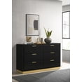 thumbnail image 2 of Caraway 6-drawer Dresser Black, 2 of 12