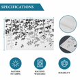 thumbnail image 6 of Black Leaves Placemats Set of 6, Summer Botanical Placemats for Dining Table, Place Mats for Kitchen Tabletop, Waterproof Wipeable Dining Table Mats Set, 6 of 9