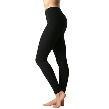 Zenana Women's Premium Cotton High Waist Full Ankle Length Leggings