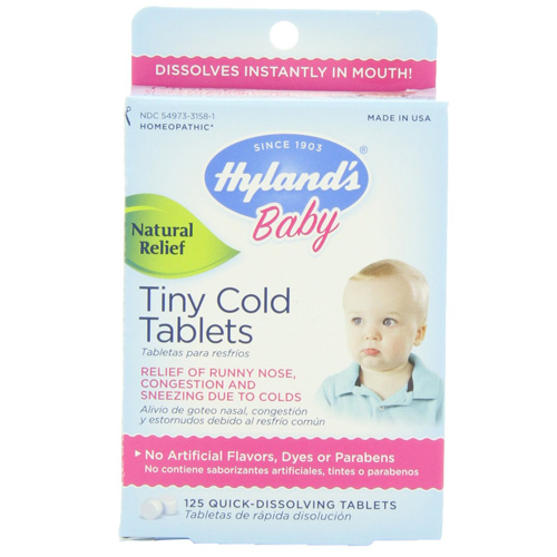 hyland's baby tiny cold tablets walmart
