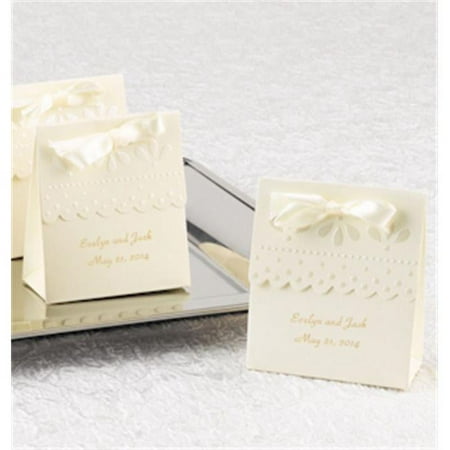 Hortense b Hewitt 70556P Ivory Scalloped Favor Boxes