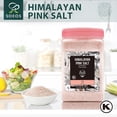 thumbnail image 2 of Soeos Himalayan Pink Salt 80oz (5lb), Pink Salt Fine Grain, Pink Salt Refill, Salt for Cooking, Baking and Grilling, 2 of 6