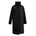 thumbnail image 4 of Vedolay Parkas for Women Cardigan Coat Long Sleeve Open Front Loose Coat Black,2XL, 4 of 4