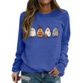 thumbnail image 5 of Sweatshirt for Women Perfect For Daily Wear or Loungewear! The Best Choice for Halloween XXL Blue Halloween Sweatshirt, 5 of 5