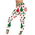 thumbnail image 5 of JingHai Christmas Leggings for Women 2024 Xmas 3D Graphic Warm Leggings Athletic High Waisted Yoga Pants Holiday Leggings Tights-Multicolor XXL, 5 of 6