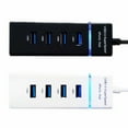 thumbnail image 6 of USB Hub, Atolla 4-Port USB 3.0 Hub with 4 USB 3.0 Data Ports, Elegant Look,no Seams or Screws,saves More Space and Is Portable. BLACK, 6 of 8