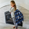 thumbnail image 3 of Christmas Bags Drawstring,Blue Christmas Snowflake Pattern Large Xmas Christmas Gift Bags,Reusable for Xmas and New Year Party Favors and Supplies,27.6" X 19.7", 3 of 5