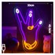 thumbnail image 3 of Letrero De Neón Con Gesto De Mano Estilo Hip Hop Luz LED Regulable Para Casa Bar, Pub, Taberna, Fiesta, Sala De Juegos Club Hotel Decoración 42.9cmx33cm, 3 of 6
