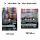 thumbnail image 1 of 12/24/36/48 Colors Gel Pen Set Portable Glitter Drawing Gel Pens Art Supplies Office School Stationery Gel Pen Writing Tools, 1 of 5