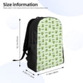 thumbnail image 4 of Fotbe Green Avocado Travel Laptop Backpack, Business Slim Sturdy Laptops Backpack, Water Resistant College School Computer Bag Gift for Men & Women Fits 15.6 Inch Notebook, 4 of 8