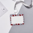 thumbnail image 6 of Zufioo Ladybug Print Work Badge Protective Case, Waterproof Lanyard, Badge Transparent Clip, Suitable for Induction Card Badge Swipe Credit Card, 6 of 7