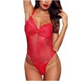 thumbnail image 2 of uublik Valentines Lingerie Set for Women Lace Plus Size Babydoll Sexy Naughty Bodysuit, 2 of 5