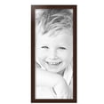 thumbnail image 2 of ArtToFrames 10" x 23" Walnut Picture Frame, 10x23 inch Brown MDF Poster Frame (WOM-4094),  Pack, 2 of 8