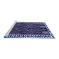 thumbnail image 2 of Ahgly Company Machine Washable Indoor Rectangle Persian Blue Traditional Area Rugs, 4' x 6', 2 of 4