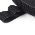 thumbnail image 3 of 5/6/8/10M Adjustable Fastening Hook And Loop Straps With Buckles Free Cut Length Cord Straps For Sewing And Cable Wire Manageme 2.5cmX6m 30buckles Black, 3 of 6