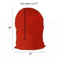 thumbnail image 4 of Trademark Home Durable Laundry Bag with Drawstring, Red, 4 of 5