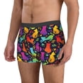 thumbnail image 5 of JUNZAN Colorful Cats Mens Underwear Boxer Briefs for Men’s - Large, 5 of 5