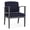 Open House Navy, variant on Amherst Steel Reception Waiting Room Guest Chair / Charcoal Steel / Black