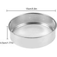 thumbnail image 2 of Tamiz de harina de acero inoxidable, tamiz de harina de malla fina para tamices de harina para hornear, utensilios de cocina de acero inoxidable premium redondos para hornear pasteles Ormromra WL-00044, 2 of 6