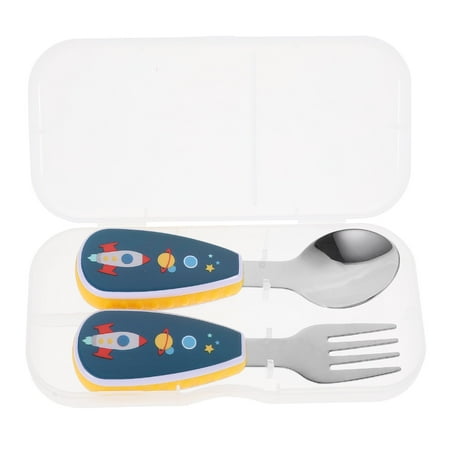 

1 Set Lovely Newborn Learning Fork Household Baby Flatware Infant Feeding Tools