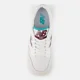 thumbnail image 4 of New Balance 480 BB480LFT White/Burgundy Width D Lifestyle Shoes Men's Women's, 4 of 5